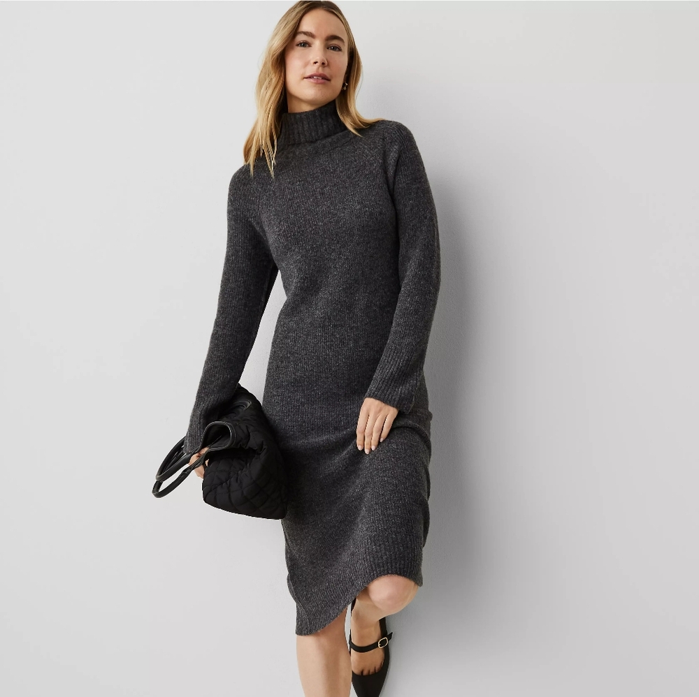 Weekend Ribbed Sweater Dress
